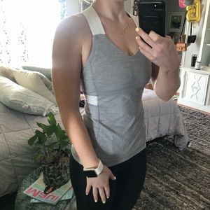Lululemon tank top with built in bra
